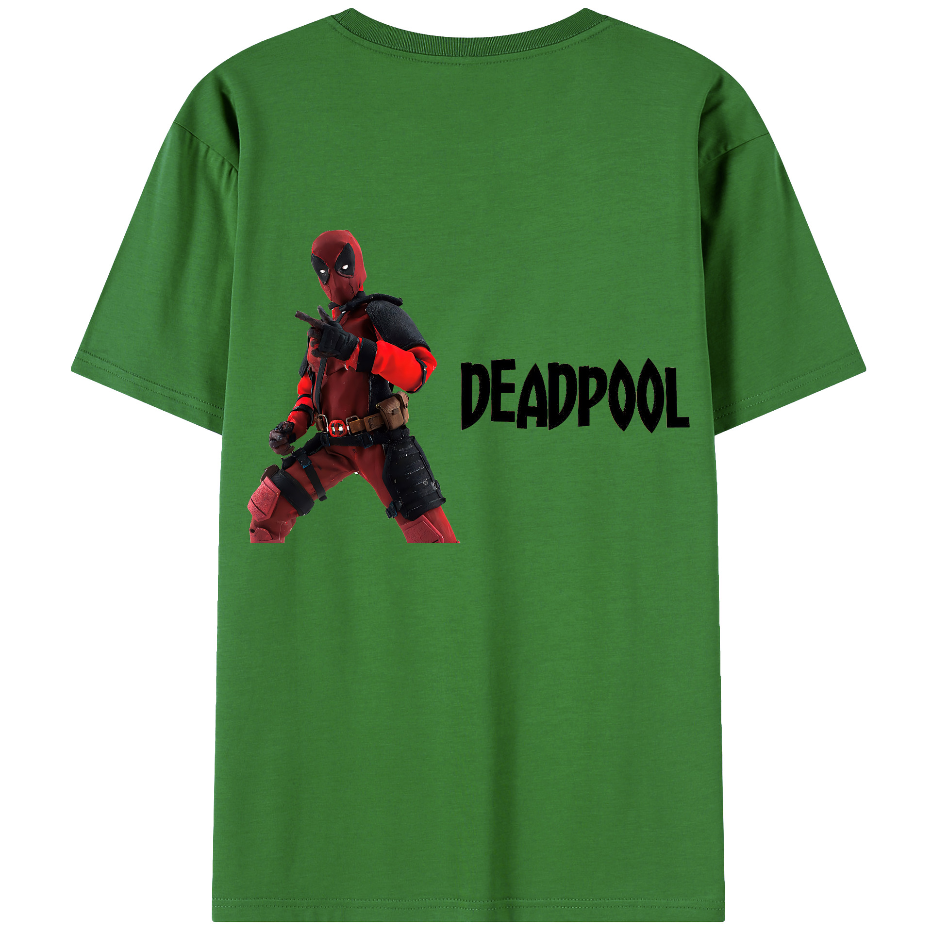 （画像用） Deadpool デッドプール レディース半袖Tシャツ(バックプリント)